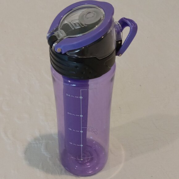 FREE on request w/$10+ purchase! Purple Water Bottle w/detachable Freezer Stick - Picture 1 of 6